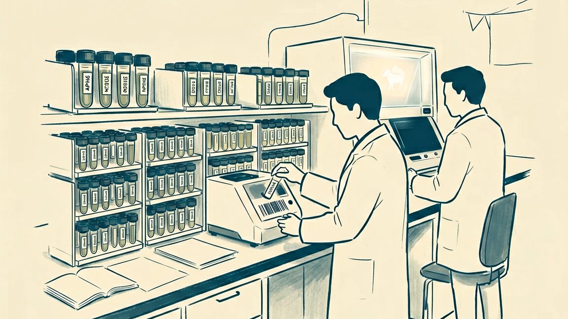Animal and Plant Health Agency (APHA) Bluetongue testing laboratory in Weybridge, Surrey